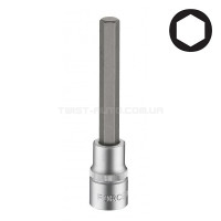 Головка-біта 1/2" шестигранна (HEX) 5 мм, L=100 мм FORCE 34410005 Головка-біта 1/2" шестигранна (HEX) 5 мм, L=100 мм FORCE 34410005