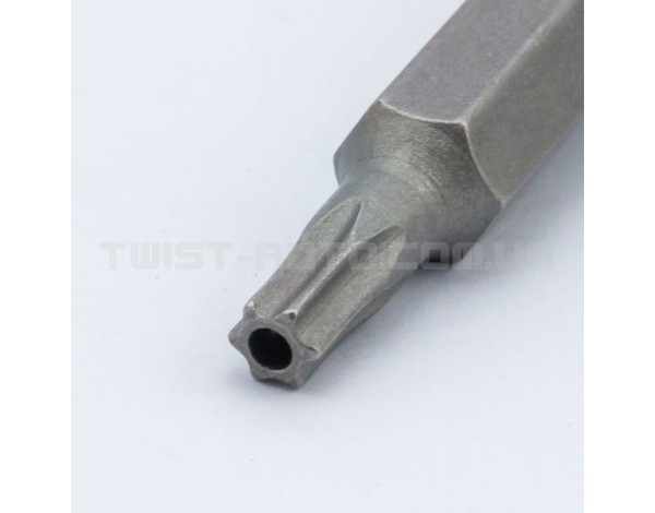 Головка-біта 1/2" Torx з отвором Т45Н, L=100 мм FORCE 34710045