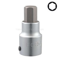 Головка-біта 3/4" шестигранна (HEX) 22 мм, L=80 мм FORCE 36408022 Головка-біта 3/4" шестигранна (HEX) 22 мм, L=80 мм FORCE 36408022