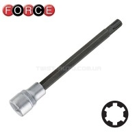 Головка-бита 1/2″ для разборки головки блока цилиндров L = 140 мм AUDI, VW (Polydrive) FORCE 34914010V Головка-бита 1/2″ для разборки головки блока цилиндров L = 140 мм AUDI, VW (Polydrive) FORCE 34914010V