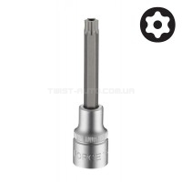 Головка-біта 1/2" Torx з отвором Т70Н, L=100 мм FORCE 34710070