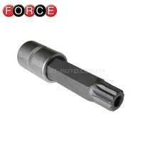 Головка-біта 1/2" Spline з отвором М16 L=100 мм FORCE 34810016T