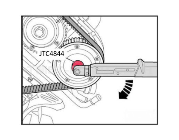 Головка для регулировки распредвала AUDI 4844 JTC