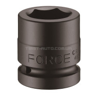 Головка 1" шестигранна ударна 54 мм, L=80 мм FORCE 48554