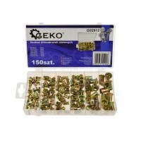 Набор резьбововых заклепок (футорки) 150 Элементов M3-M10 Geko G02912
