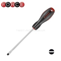 Викрутка шліцева (SL) 4 мм, L=100 мм FORCE 71304 Викрутка шліцева (SL) 4 мм, L=100 мм FORCE 71304