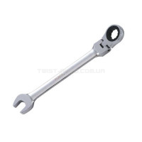 Ключ ріжково-накидний тріскачковий, шарнірний 9 мм, L=155 мм FORCE 75709F Ключ ріжково-накидний тріскачковий, шарнірний 9 мм, L=155 мм FORCE 75709F