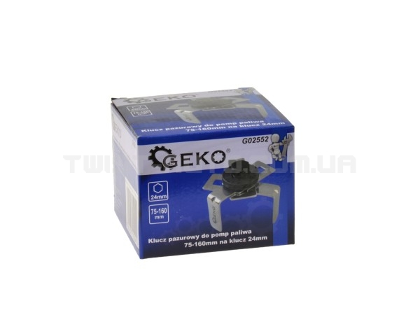 Ключ для паливних насосів 75-160 мм під ключ на 24 мм Geko G02552