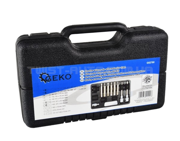Набор для снятия шкивов генераторов 13пр. Geko G02780