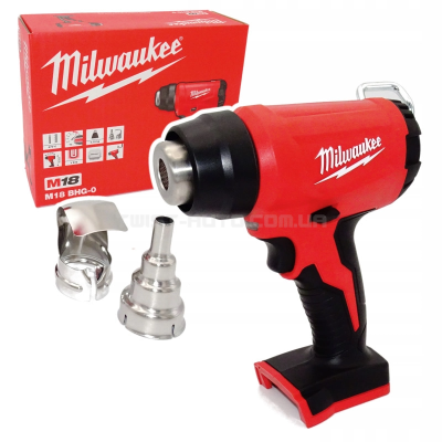 Пистолет горячего воздуха - фен аккумуляторный M18 BHG-0 (каркас) MILWAUKEE 4933459771