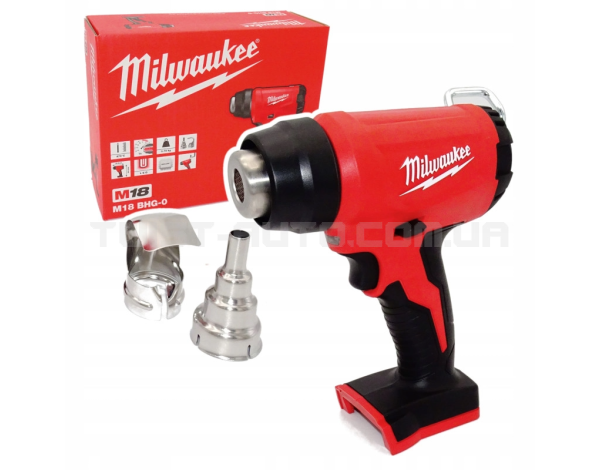 Пистолет горячего воздуха - фен аккумуляторный M18 BHG-0 (каркас) MILWAUKEE 4933459771