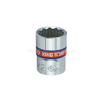 Торцева 1/4" головка дюймова 7/32" 12PT CHROME KING TONY 233007S Торцева 1/4" головка дюймова 7/32" 12PT CHROME KING TONY 233007S