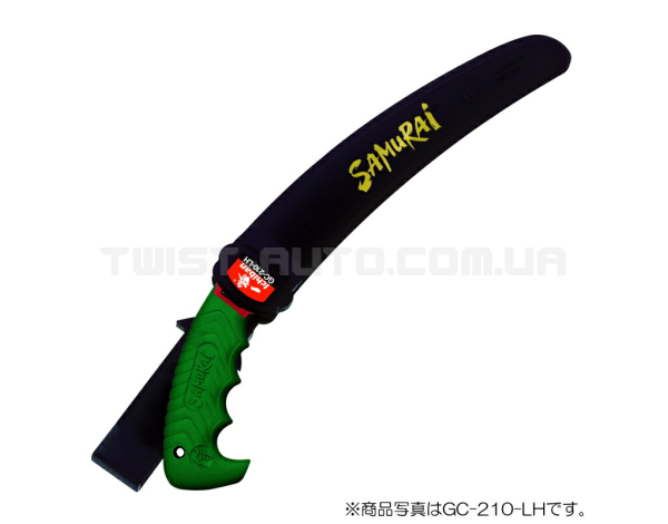 Пила із вигнутим полотном у чохлі, з поясним кріпленням (L=270 мм/4 мм) Samurai GC-270-LH (Японія) Пила із вигнутим полотном у чохлі, з поясним кріпленням (L=270 мм/4 мм) Samurai GC-270-LH (Японія)