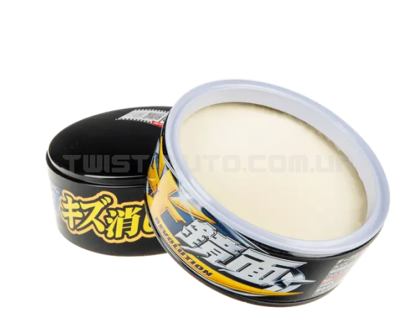 Твердий віск для маскування подряпин та блиску темних автомобілів Scratch Clear Wax Mirror Finish Black SOFT99 (Японія) Твердий віск для маскування подряпин та блиску темних автомобілів Scratch Clear Wax Mirror Finish Black SOFT99 (Японія)