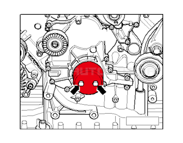 Комплект для установки сальника коленвала 3.0 4v 4.0 4v VAG T40048A 6973 JTC Комплект для установки сальника коленвала 3.0 4v 4.0 4v VAG T40048A 6973 JTC