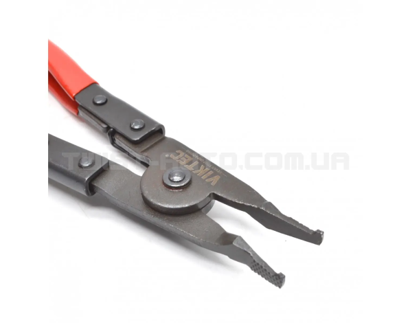 Щипці для глухих стопорних кілець (3,5-28 мм) 225 мм. VIKTEC VT01158 Щипці для глухих стопорних кілець (3,5-28 мм) 225 мм. VIKTEC VT01158