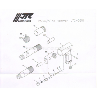 Пружина для молотоку пневматичного (3310 JTC) 3310-14 JTC Пружина для молотоку пневматичного (3310 JTC) 3310-14 JTC