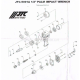 Підшипник для пневматичного гайковерта 1/2" (5001A JTC) 5001A-18 JTC