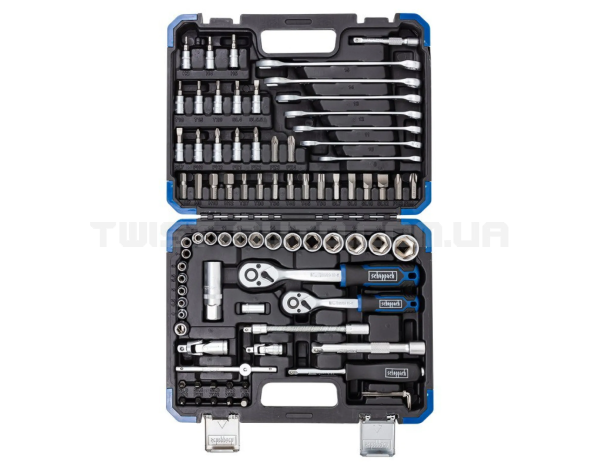 Набор инструмента 82 предмета 1/4"&3/8" (6-гр.)(4-22мм) SCHEPPACH SCH-4821-5DS Набор инструмента 82 предмета 1/4"&3/8" (6-гр.)(4-22мм) SCHEPPACH SCH-4821-5DS