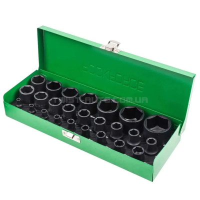 Набор ударных головок комбинированный 1/4'', 1/2'', 25пр. (6гр.) RockForce RF-50121K Набор ударных головок комбинированный 1/4'', 1/2'', 25пр. (6гр.) RockForce RF-50121K