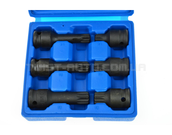 Набір ударних біт M14 M16 M18 короткі + довгі Geko G10515