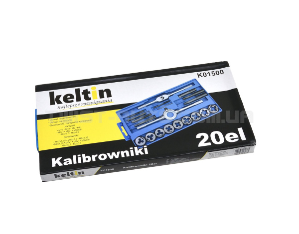 Набір мітчиків та плашок Keltin K01500 Набір мітчиків та плашок Keltin K01500