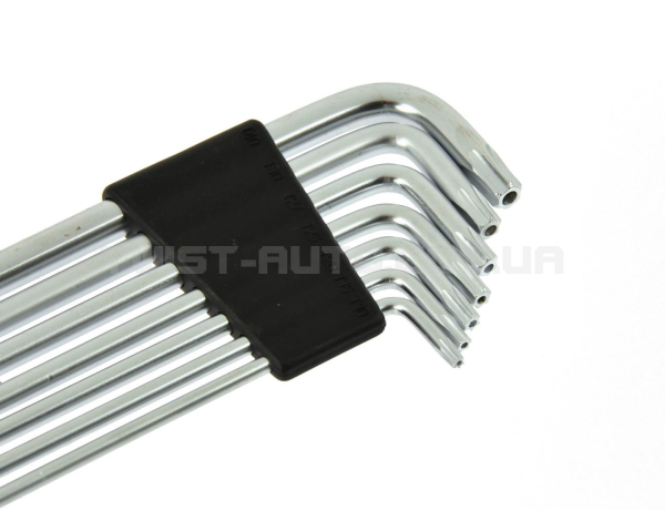 Набір ключів TORX T10 - T40 7 шт. Geko G01706 Набір ключів TORX T10 - T40 7 шт. Geko G01706
