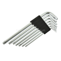 Набір ключів TORX T10 - T40 7 шт. Geko G01706 Набір ключів TORX T10 - T40 7 шт. Geko G01706