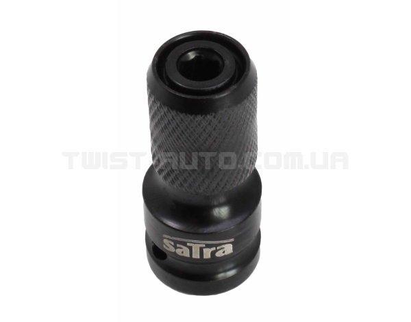 Ударный адаптер , 1/2″ DR. X 1/4″ шестигранник SATRA S-12IP14 Ударный адаптер , 1/2″ DR. X 1/4″ шестигранник SATRA S-12IP14