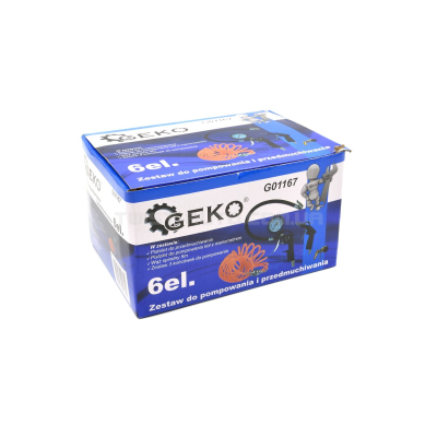 Набір для накачування та продувки 6 шт. Geko G01167 Набір для накачування та продувки 6 шт. Geko G01167