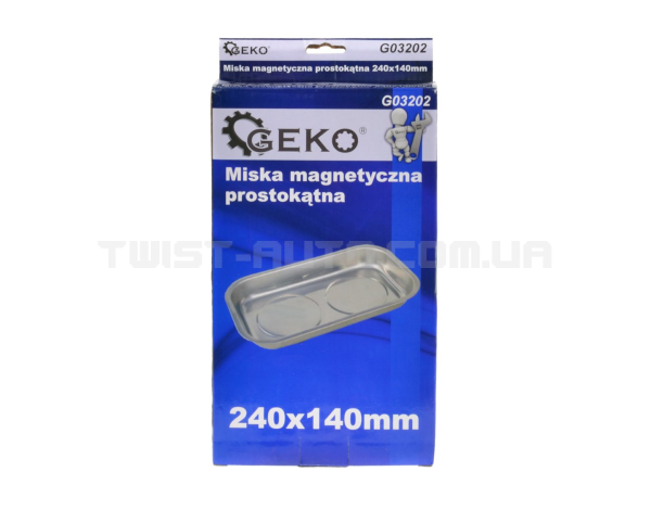 Прямоугольная магнитная чаша 240x140мм Geko G03202 Прямоугольная магнитная чаша 240x140мм Geko G03202