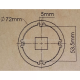Спеціальний ключ 3/4" для КПП (MAN 410/414) HCB AUTO TOOLS HCB A1228 Спеціальний ключ 3/4" для КПП (MAN 410/414) HCB AUTO TOOLS HCB A1228