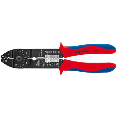 Кліщі універсальні для опресовки та зачистки 97 21 215 B KNIPEX 97 21 215 B Кліщі універсальні для опресовки та зачистки 97 21 215 B KNIPEX 97 21 215 B