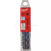 Свердло по металу HSS-R DIN 338, Ø3,5х70х39 мм (10 шт.), MILWAUKEE 4932363469