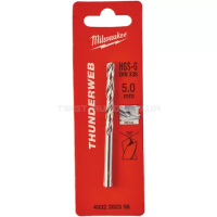 Свердло по металу THUNDERWEB HSS-G DIN 338, Ø5,0×86×52 мм, MILWAUKEE 4932352356 Свердло по металу THUNDERWEB HSS-G DIN 338, Ø5,0×86×52 мм, MILWAUKEE 4932352356