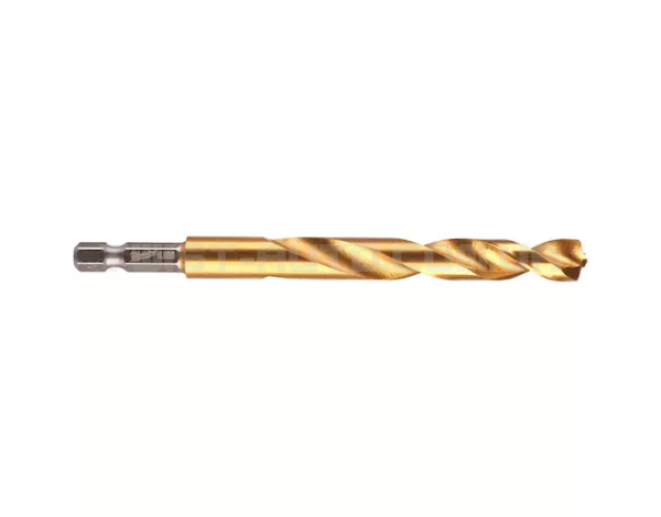 Сверло по металлу RedHEX SHOCKWAVE™ HSS-TiN Ø10,0х120х76мм MILWAUKEE 48894723 Сверло по металлу RedHEX SHOCKWAVE™ HSS-TiN Ø10,0х120х76мм MILWAUKEE 48894723