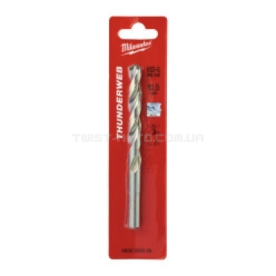 Свердло по металу THUNDERWEB HSS-G DIN 338 Ø10,5x133x87 мм MILWAUKEE 4932352368