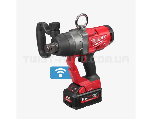 Гайковерт акумуляторний безщітковий 1'' (2400 Нм) M18 ONEFHIWF1-802X, (ЗУ+2 акум.) FORGE™ MILWAUKEE 4933499254