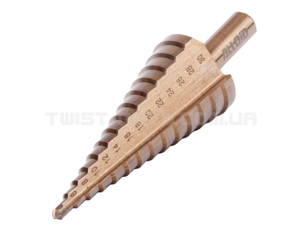 Свердло сходове по металу кобальтове, Р6М5К5, 4-30мм  Alloid Pro SD-0430