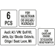 Фіксатори ГРМ VAG 1.0/1.2/1.4 (VW, AUDI) YATO YT-06025 Фіксатори ГРМ VAG 1.0/1.2/1.4 (VW, AUDI) YATO YT-06025