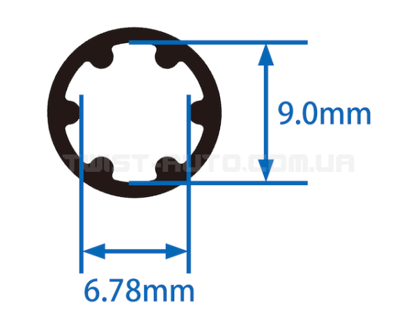 Головка RIBE 1/2" M6S 4917 JTC