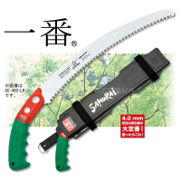 Пила с изогнутым полотном в чехле, с поясным креплением (L=400 мм/4 мм)  Samurai GC-400-LH (Япония)