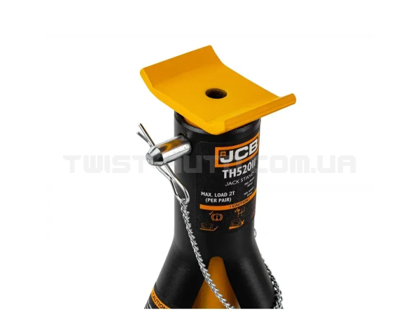 Комплект підставок під машину з упорною п'ятою H 275-420 мм 2т JCB Tools JCB-TH52011 Комплект підставок під машину з упорною п'ятою H 275-420 мм 2т JCB Tools JCB-TH52011