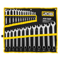 Набір ключів рожково-накидних в чохлі 25 од. (6-32 мм) JCB Tools JCB-5261P Набір ключів рожково-накидних в чохлі 25 од. (6-32 мм) JCB Tools JCB-5261P