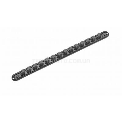  Дин-рейка 1/2" магнитная 14 зажимов L=380 мм  FORCE 819414M