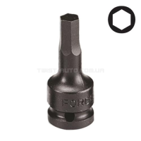 Цільна ударна головка-біта   HEX 22 мм, L=60 мм, 1/2" FORCE 24406022