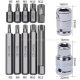 Набір біт TORX / HEX / SPLINE з адаптерами 1/2" і 3/8" — 40 предметів — REWOLT T1347 Набір біт TORX / HEX / SPLINE з адаптерами 1/2" і 3/8" — 40 предметів — REWOLT T1347