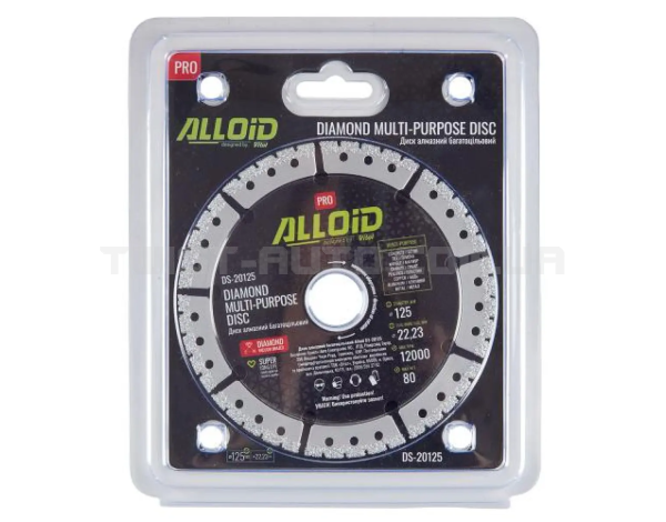Алмазний багатофункціональний диск Alloid Pro DS-20125