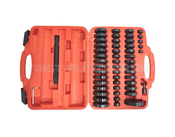 Набір оправок для випресування підшипників, втулок і сальників 18–74 мм (крок 1 мм) Magma 1062D
