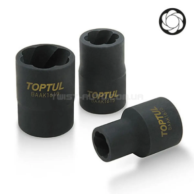 Головка для сорванных граней TOPTUL 1/2" 10мм BAAK1610 Головка для сорванных граней TOPTUL 1/2" 10мм BAAK1610